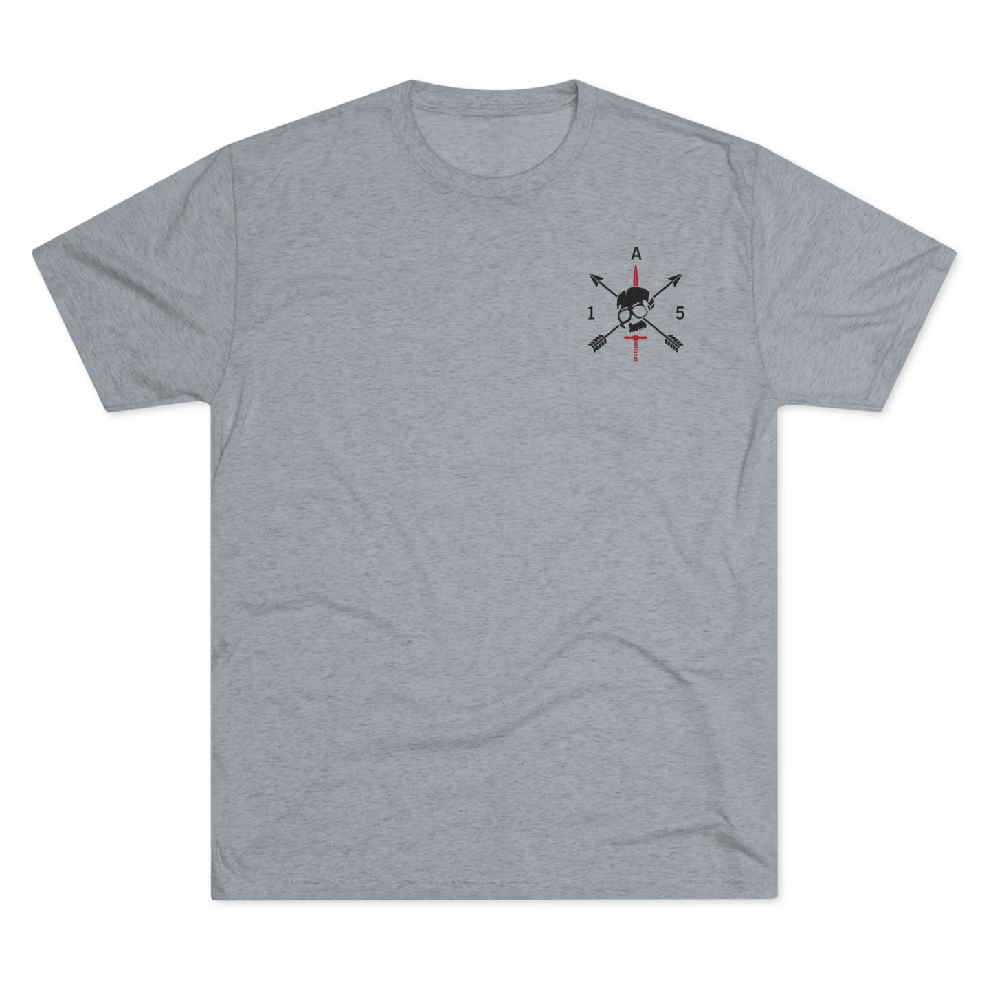 Christmas Wreath- Unisex Tri-Blend Crew Tee