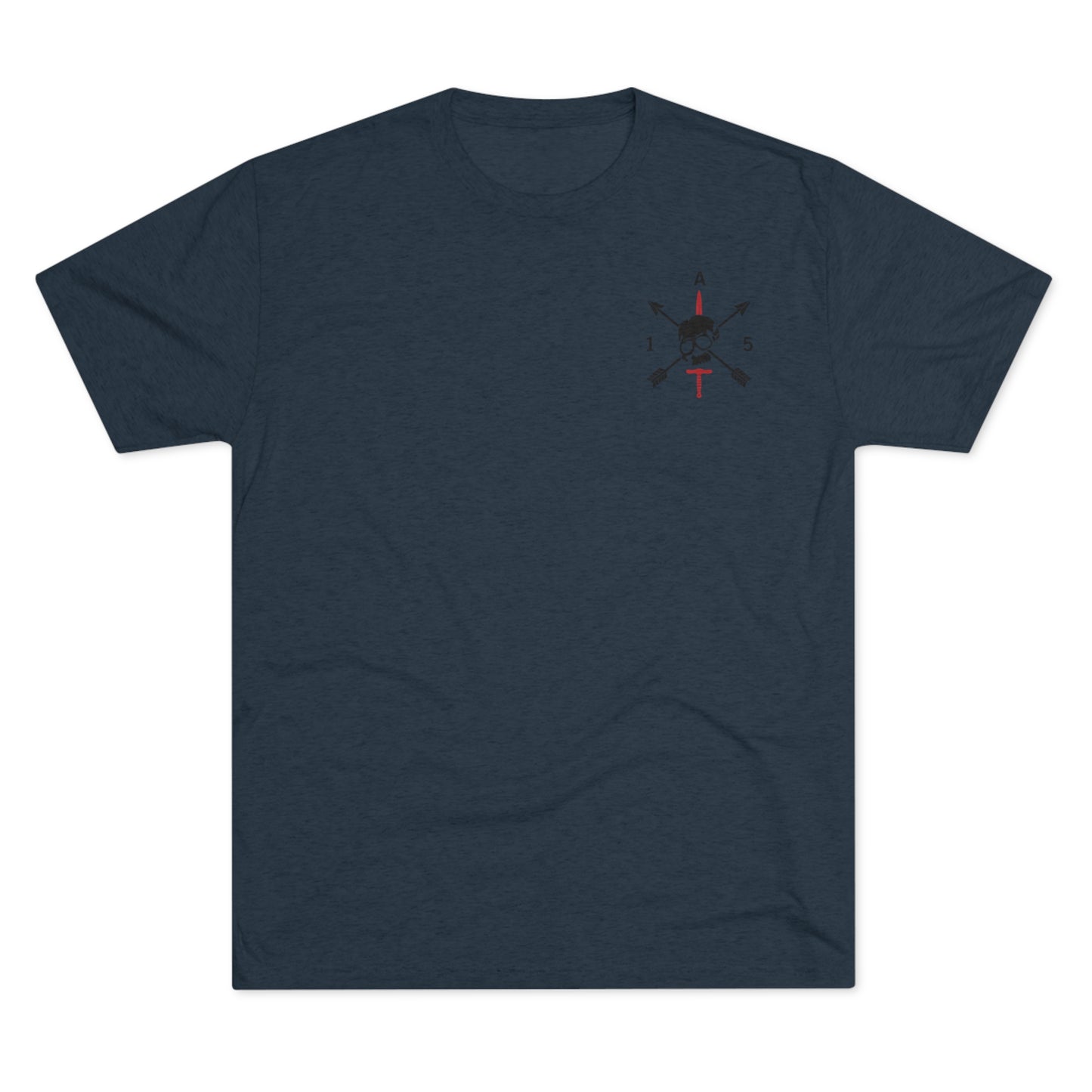 Christmas Wreath- Unisex Tri-Blend Crew Tee