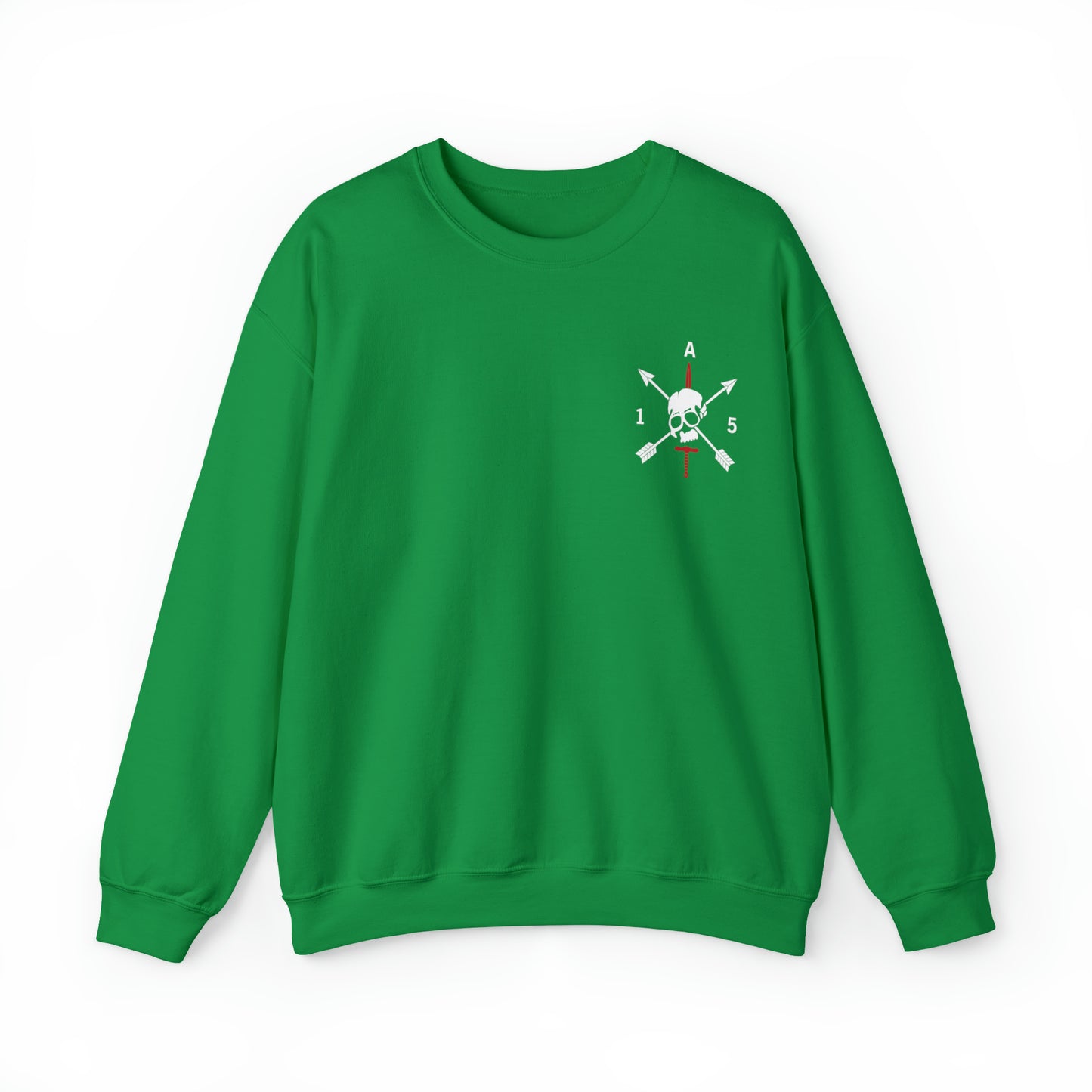 Front Only- White Logo Crewneck Sweatshirt