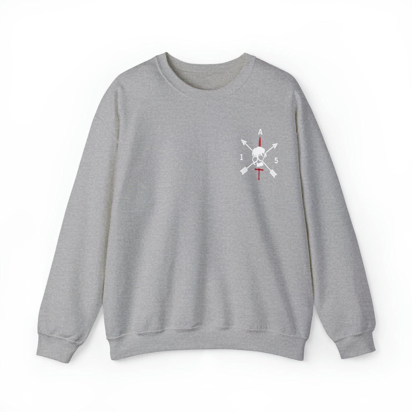 Front Only- White Logo Crewneck Sweatshirt