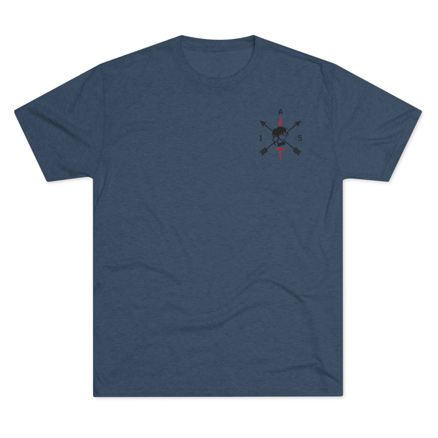 Christmas Wreath- Unisex Tri-Blend Crew Tee
