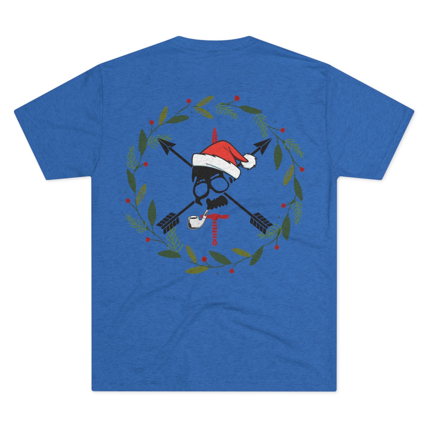 Merry CRFmas Front- Unisex Tri-Blend Crew Tee