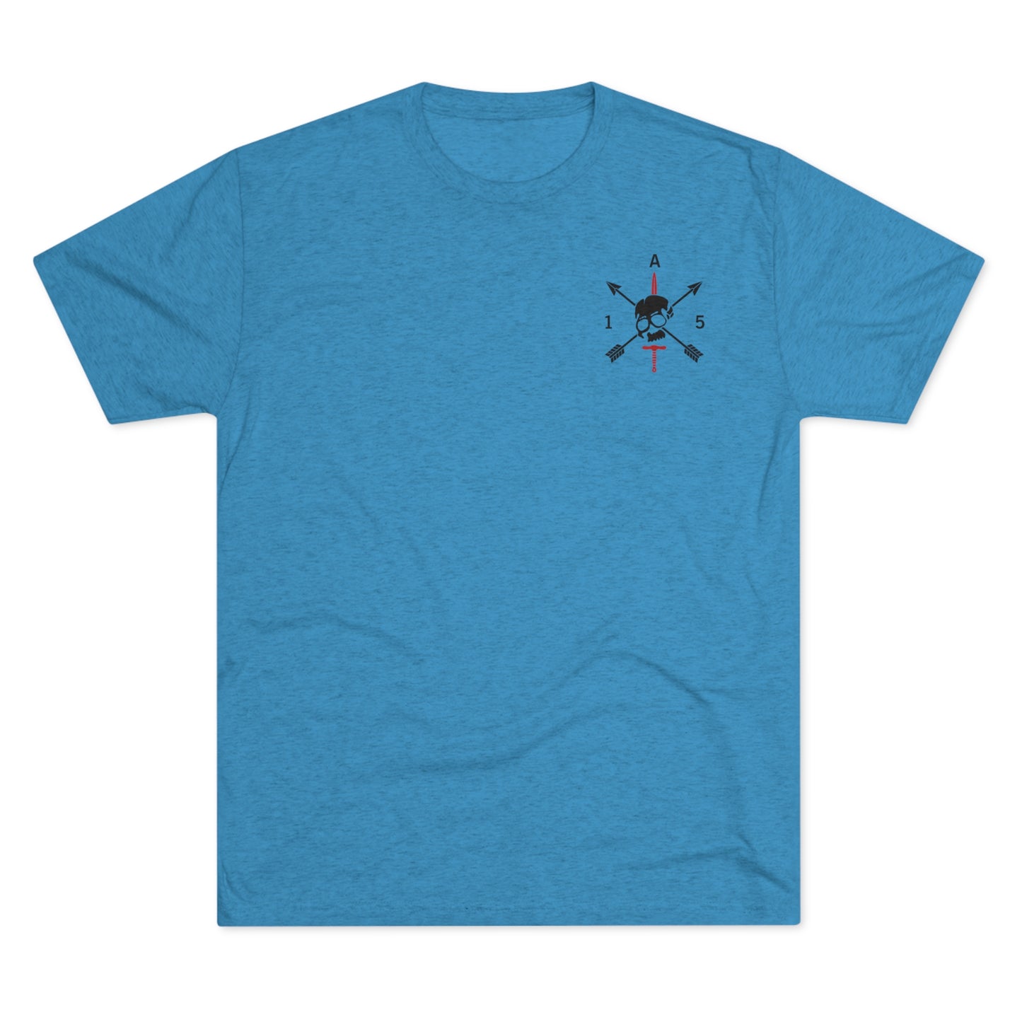 Christmas Wreath- Unisex Tri-Blend Crew Tee