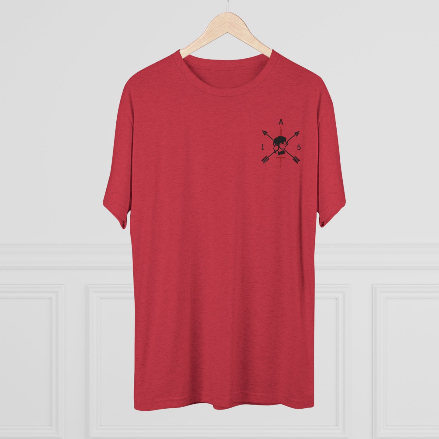 Christmas Wreath- Unisex Tri-Blend Crew Tee