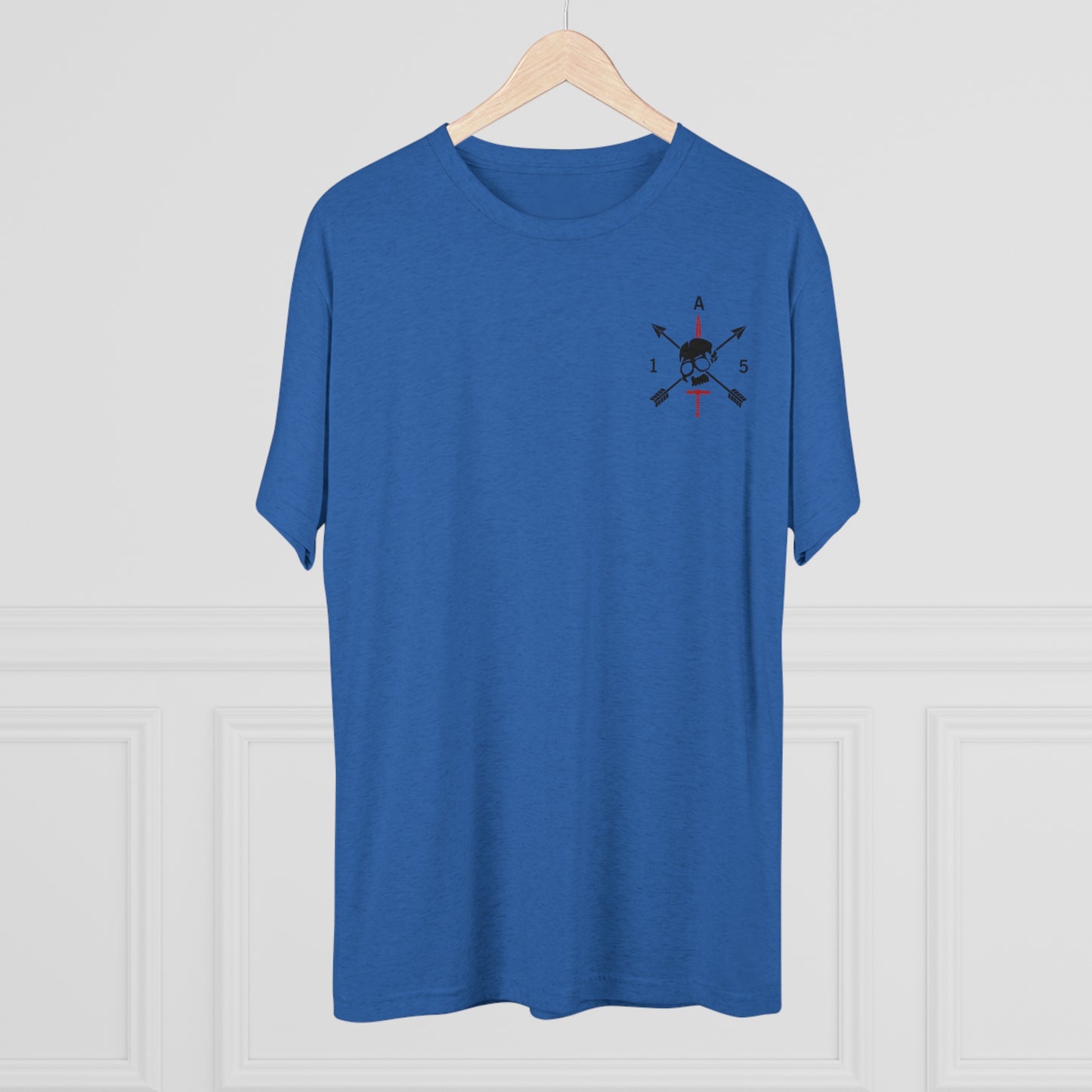Christmas Wreath- Unisex Tri-Blend Crew Tee