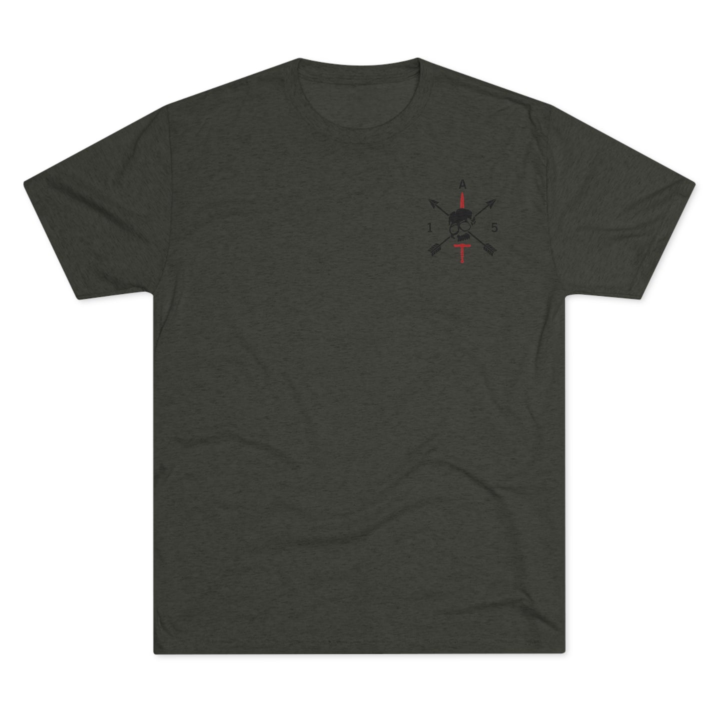 Christmas Wreath- Unisex Tri-Blend Crew Tee