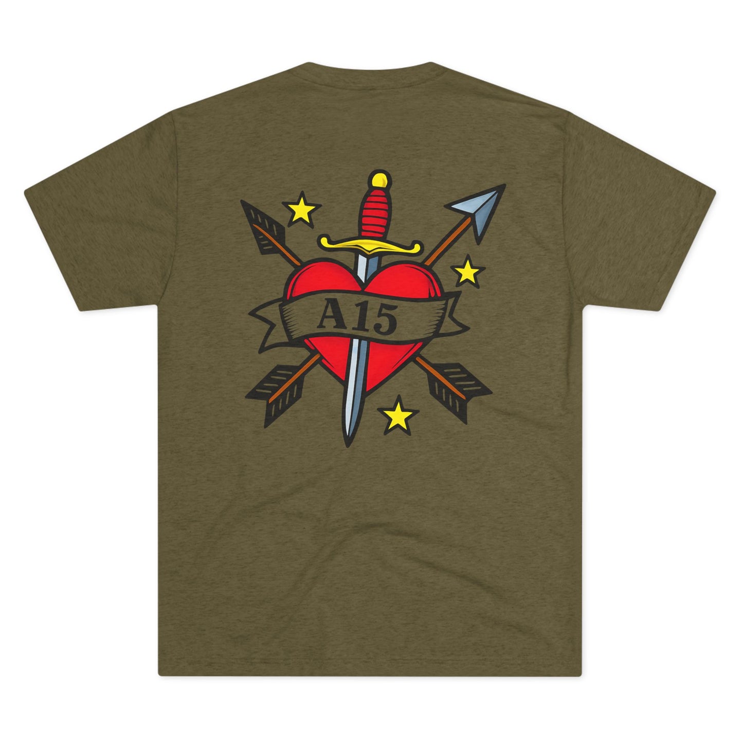 Tri-Blend A15 American Tattoo Inspired