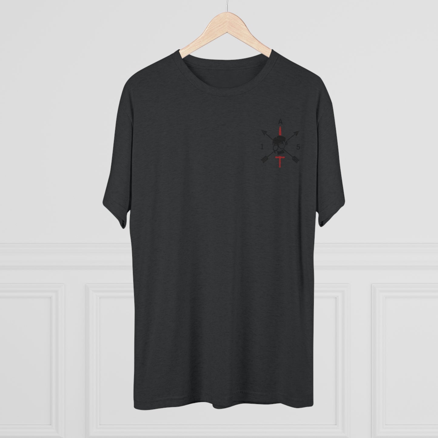 Christmas Wreath- Unisex Tri-Blend Crew Tee