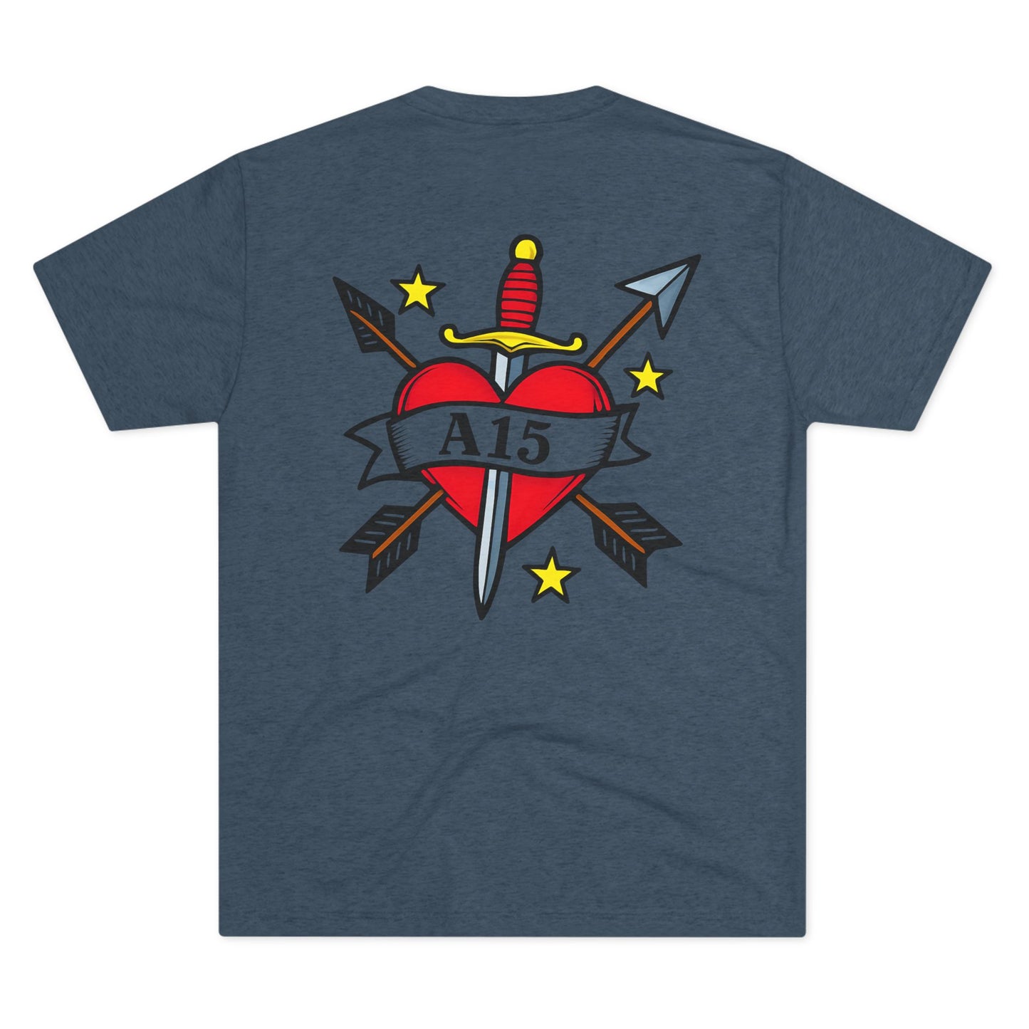 Tri-Blend A15 American Tattoo Inspired