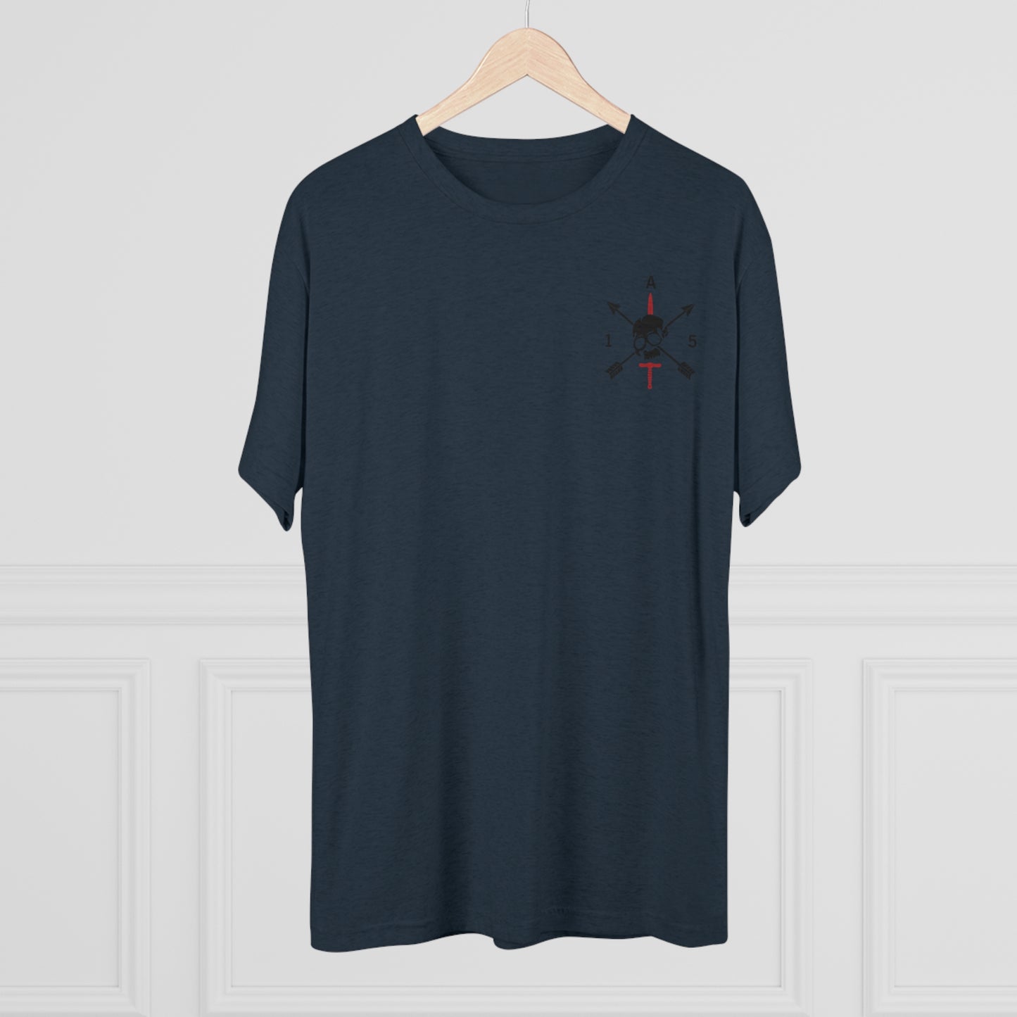 Christmas Wreath- Unisex Tri-Blend Crew Tee