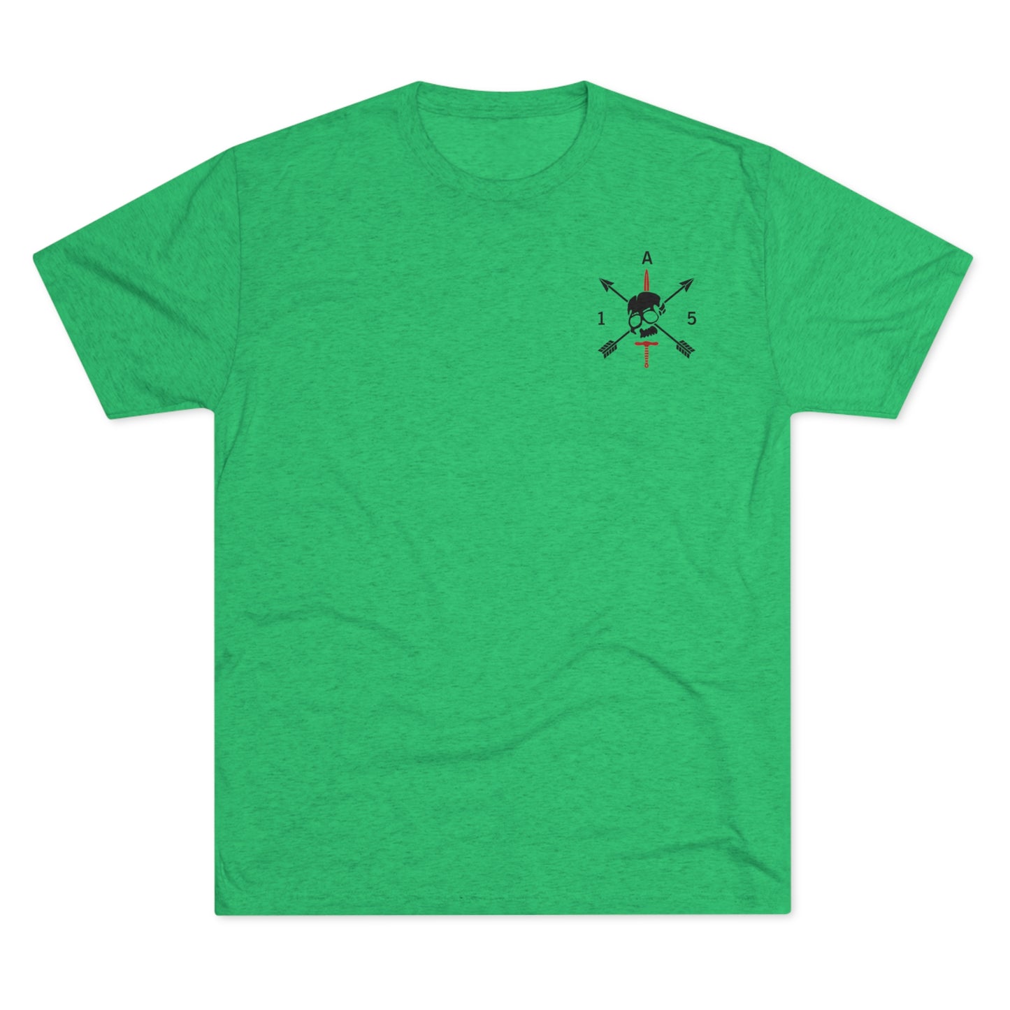 Christmas Wreath- Unisex Tri-Blend Crew Tee