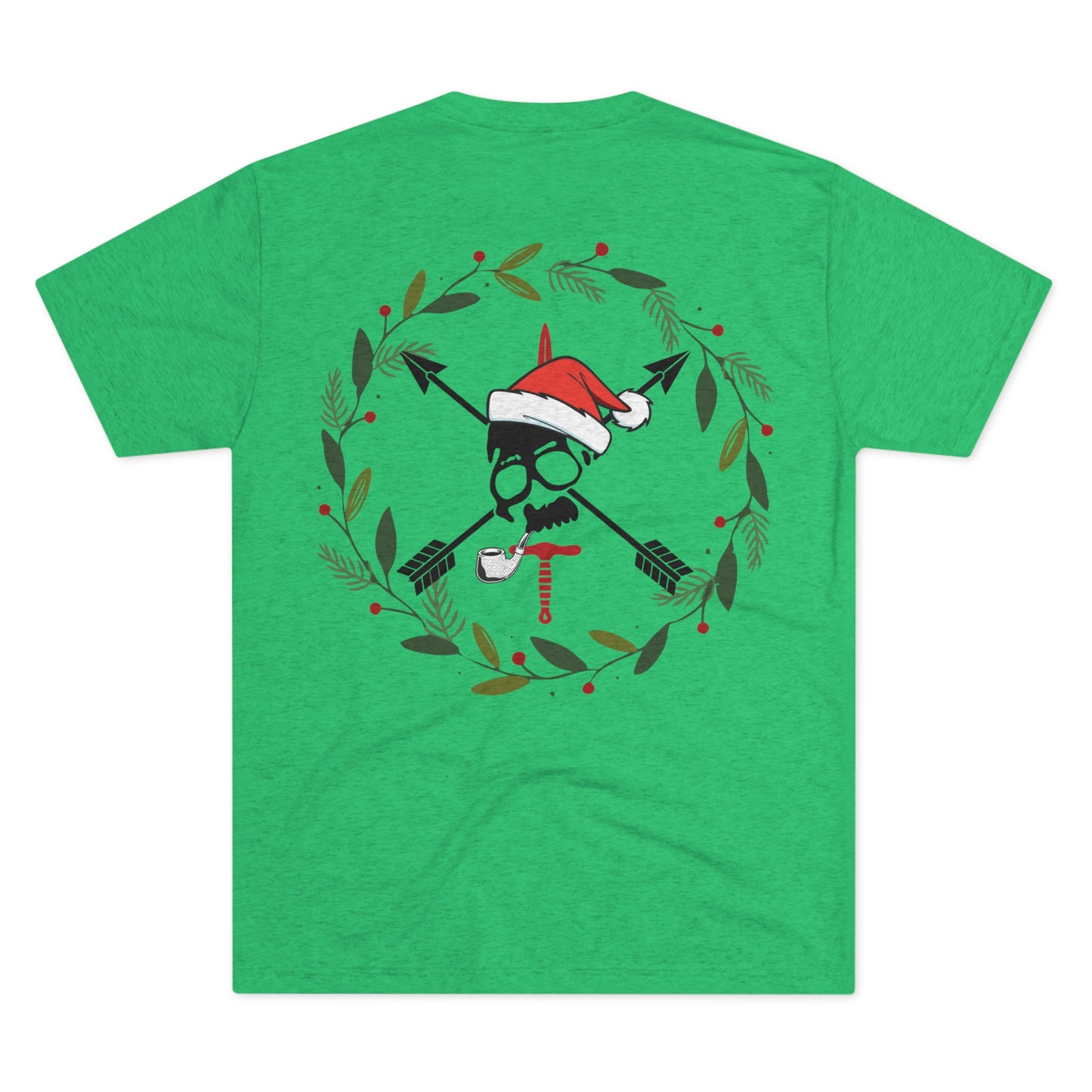 Merry CRFmas Front- Unisex Tri-Blend Crew Tee