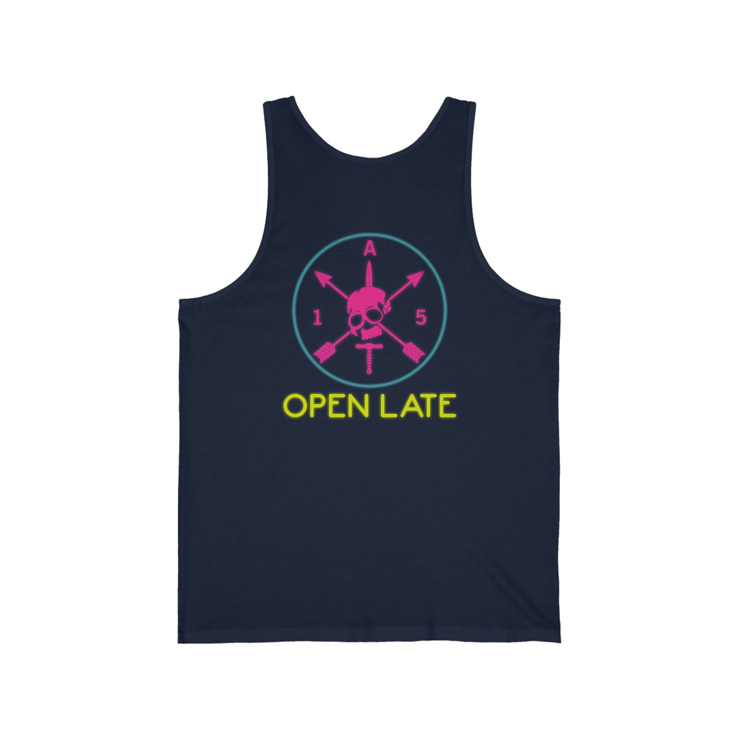 Unisex Jersey Tank- Open Late