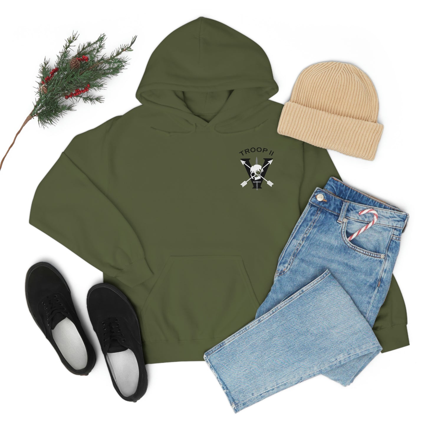 Troop 2 Unisex Heavy Blend™ Hooded Sweatshirt