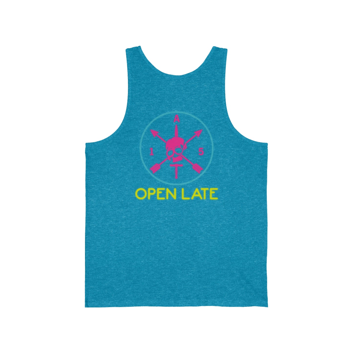 Unisex Jersey Tank- Open Late