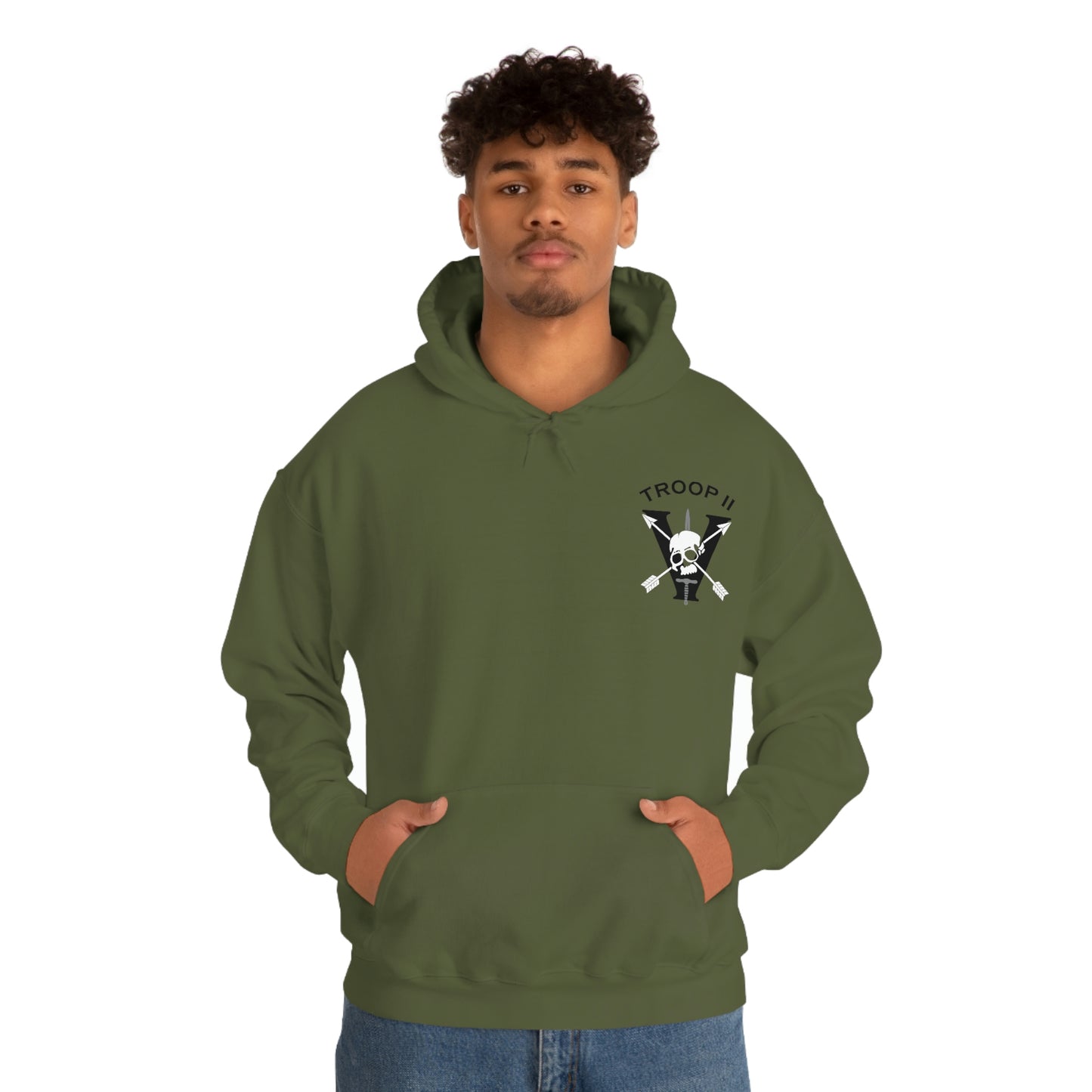 Troop 2 Unisex Heavy Blend™ Hooded Sweatshirt