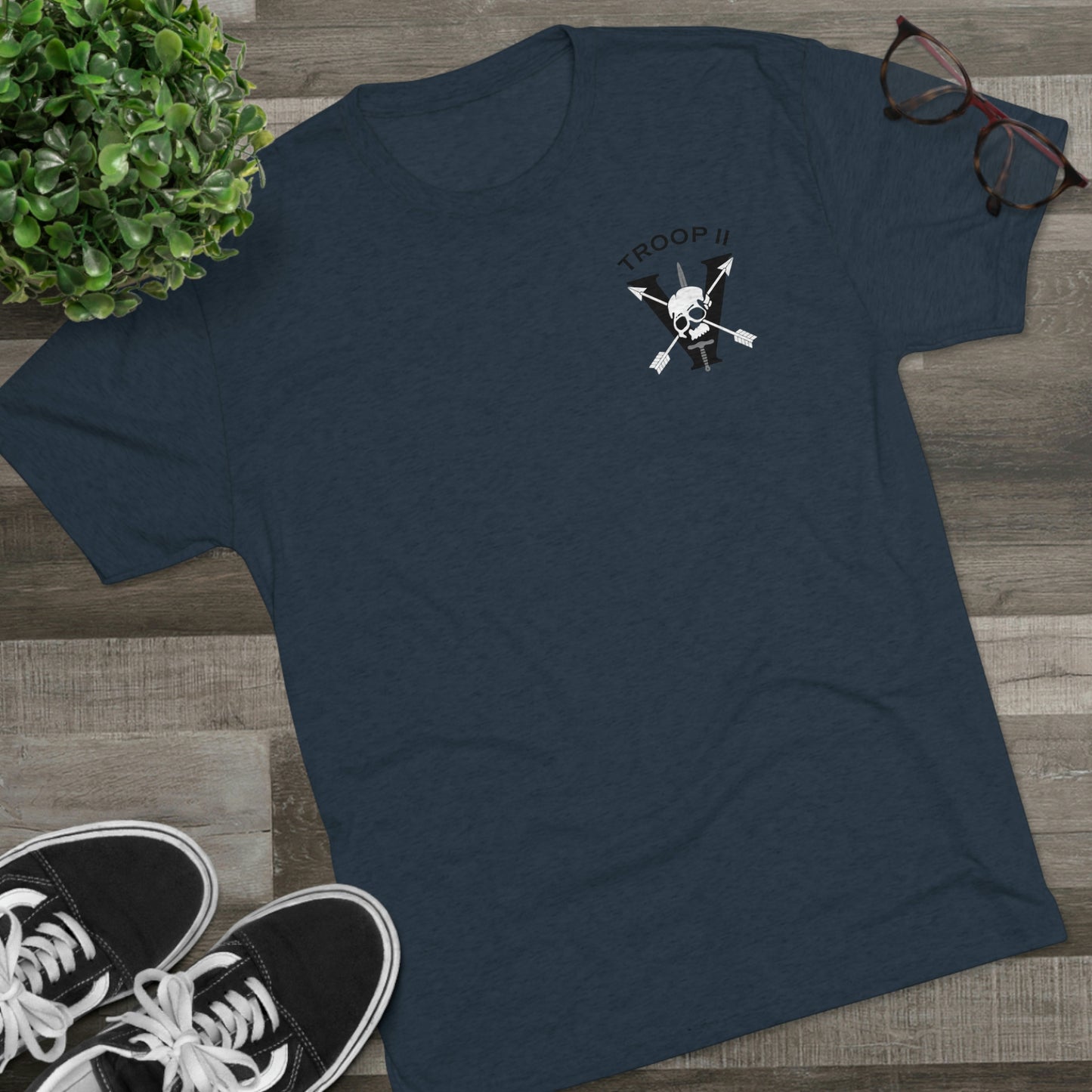 Troop 2Unisex Tri-Blend Crew Tee