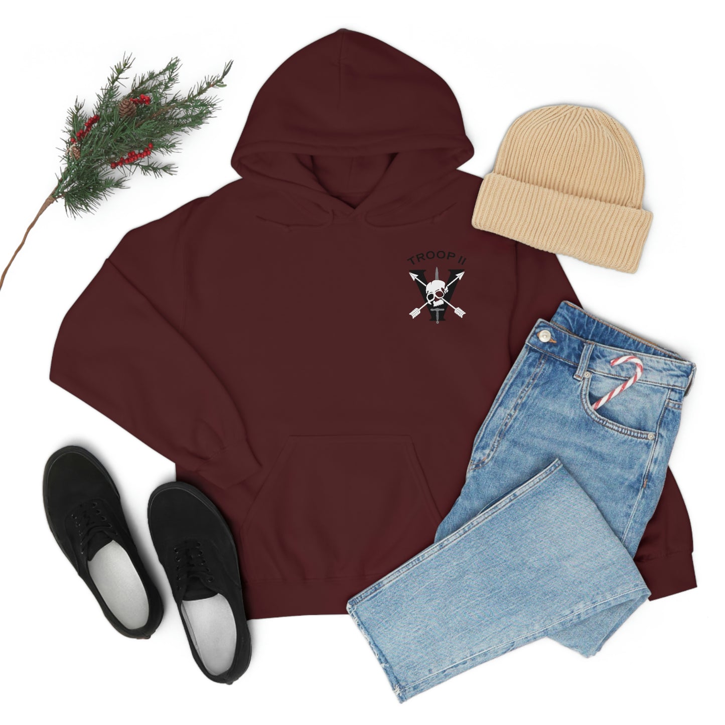 Troop 2 Unisex Heavy Blend™ Hooded Sweatshirt