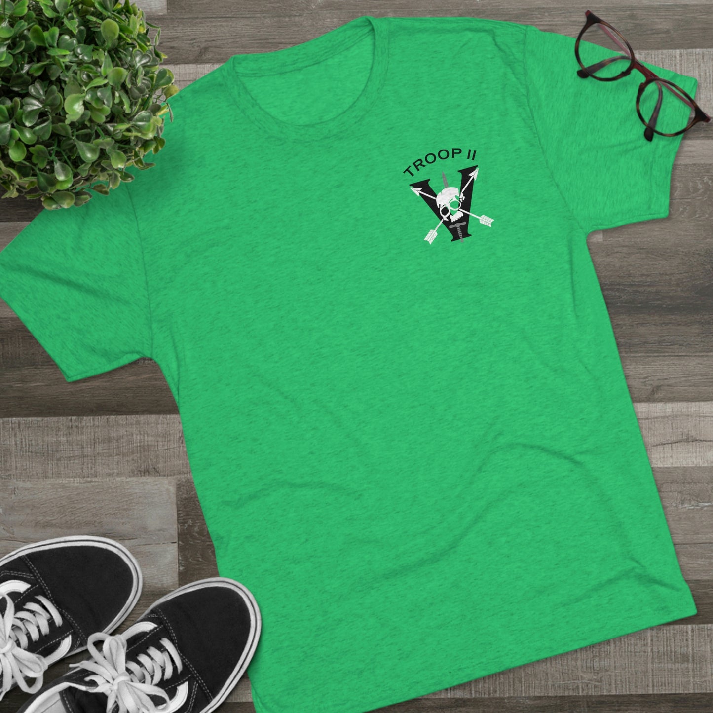 Troop 2Unisex Tri-Blend Crew Tee