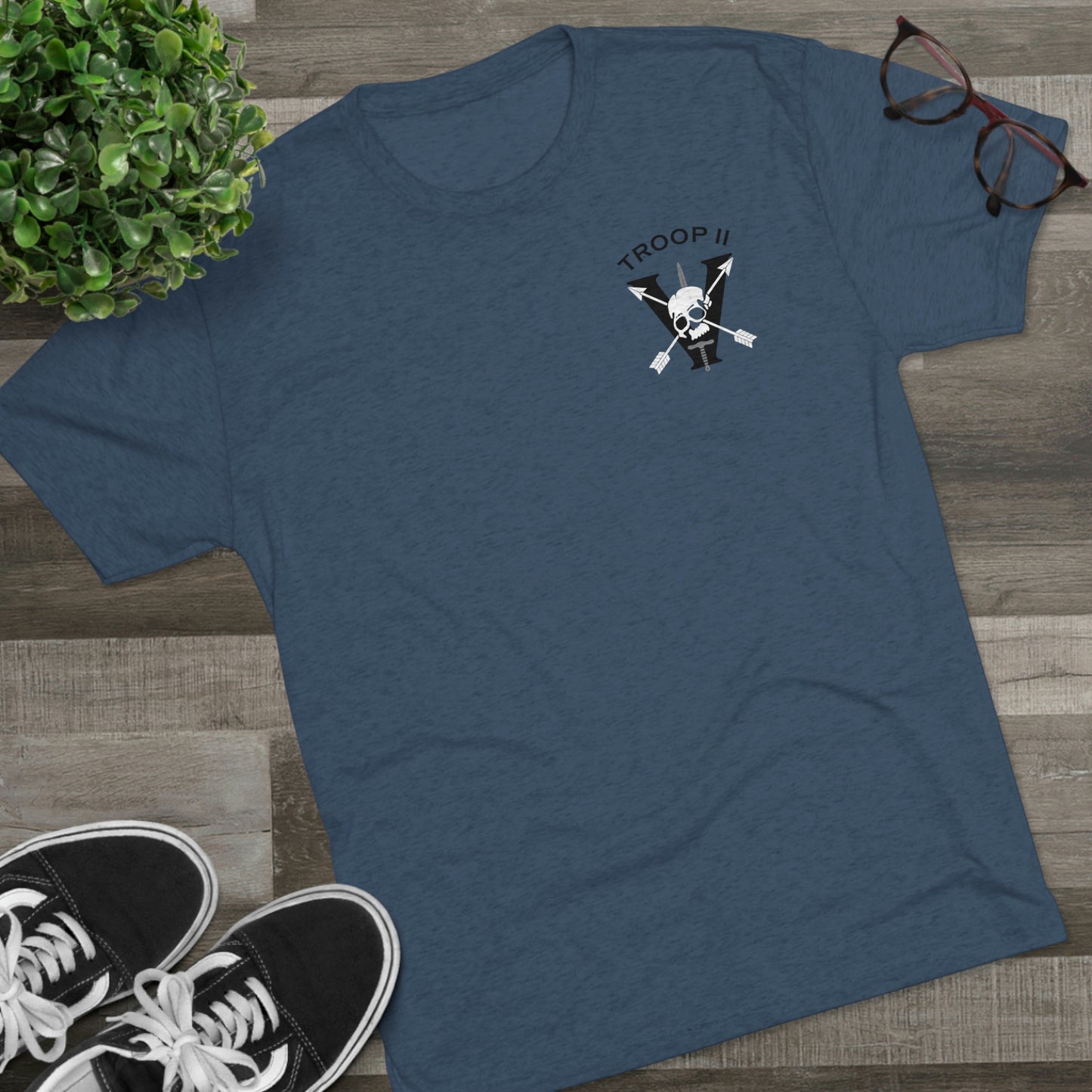 Troop 2Unisex Tri-Blend Crew Tee