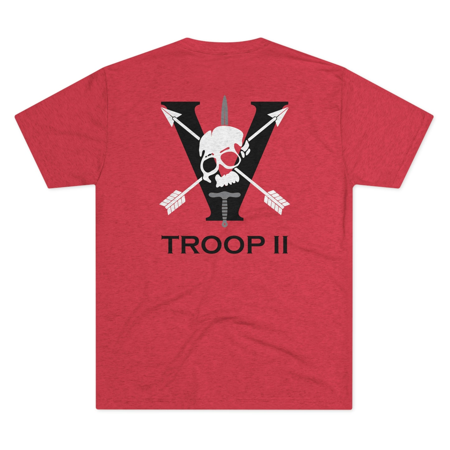 T2-Unisex Tri-Blend Crew Tee