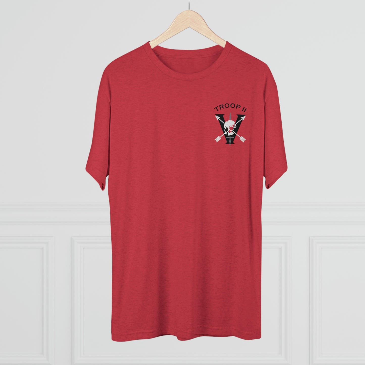 Troop 2Unisex Tri-Blend Crew Tee
