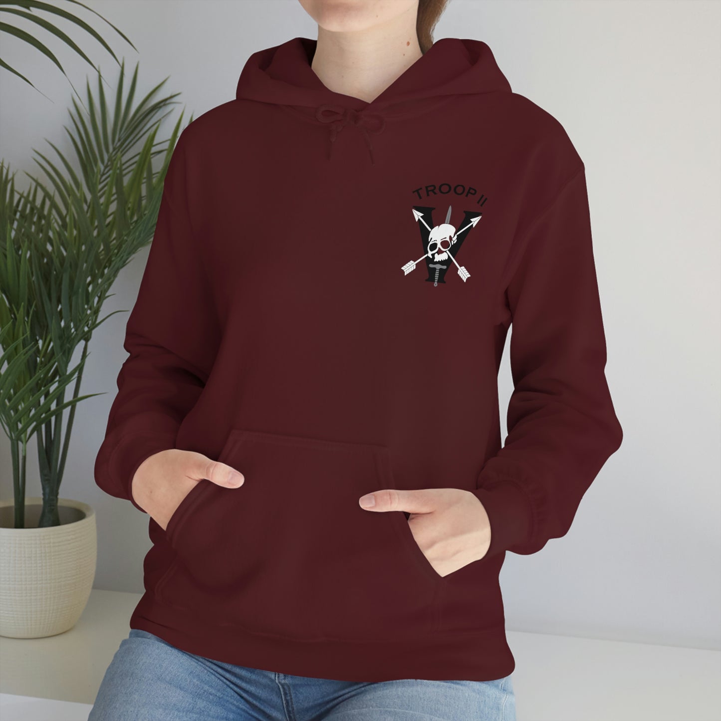 Troop 2 Unisex Heavy Blend™ Hooded Sweatshirt