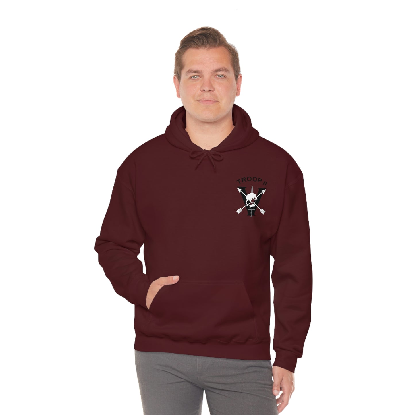 Troop 2 Unisex Heavy Blend™ Hooded Sweatshirt