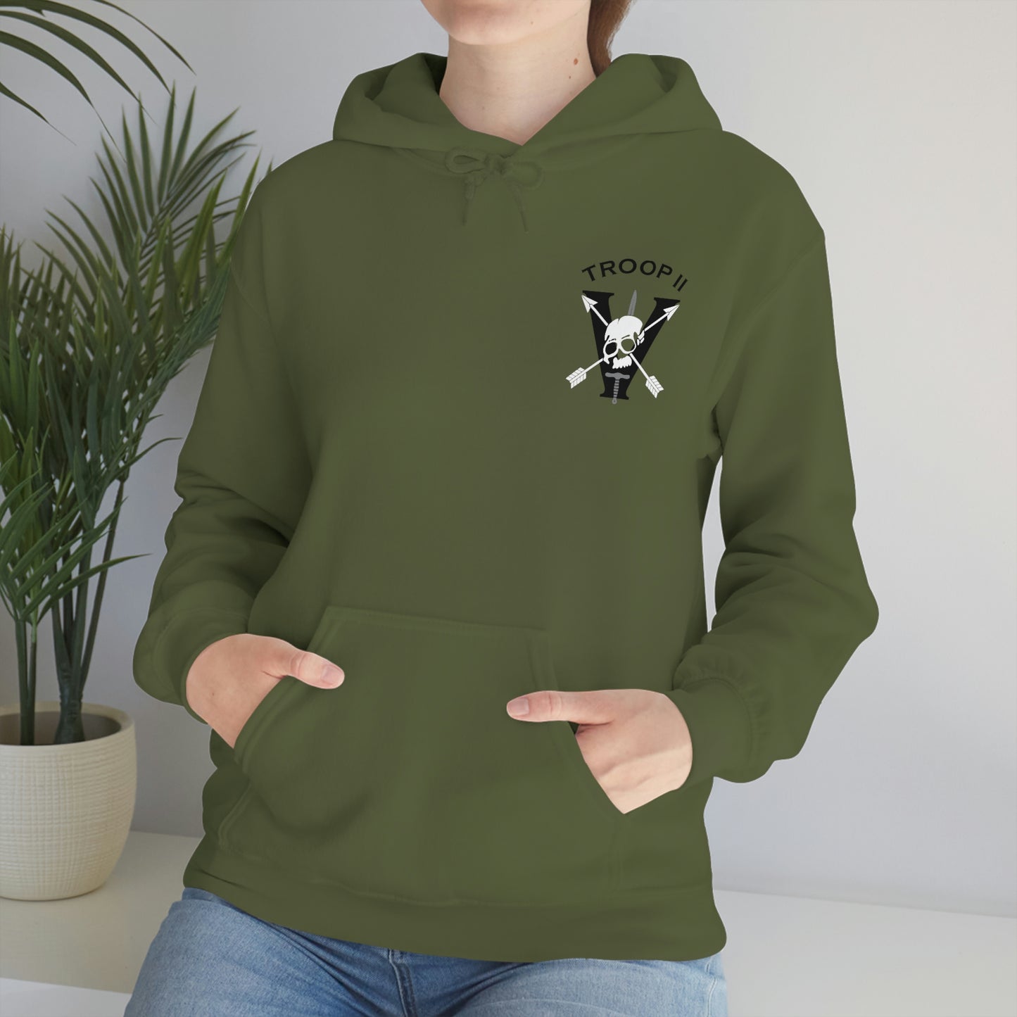 Troop 2 Unisex Heavy Blend™ Hooded Sweatshirt