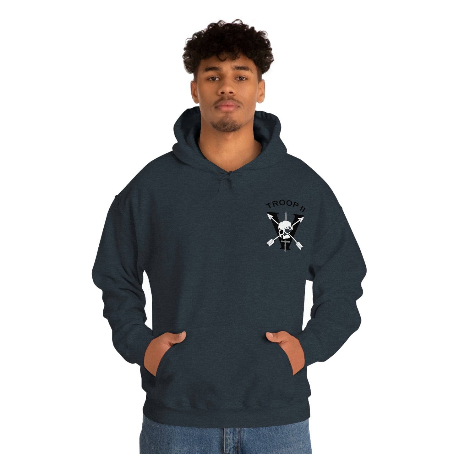 Troop 2 Unisex Heavy Blend™ Hooded Sweatshirt
