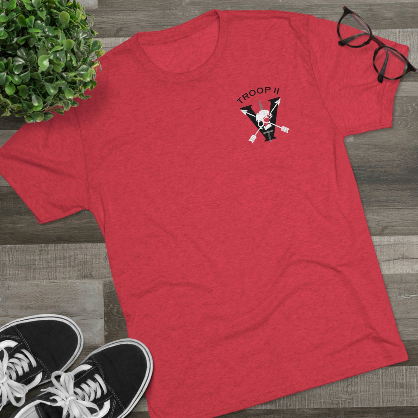 Troop 2Unisex Tri-Blend Crew Tee