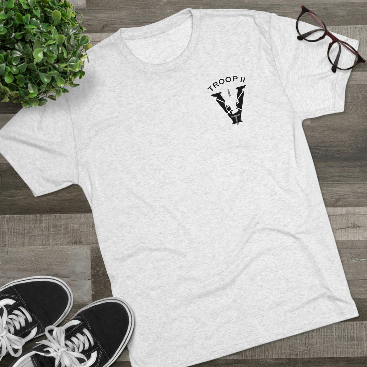Troop 2Unisex Tri-Blend Crew Tee