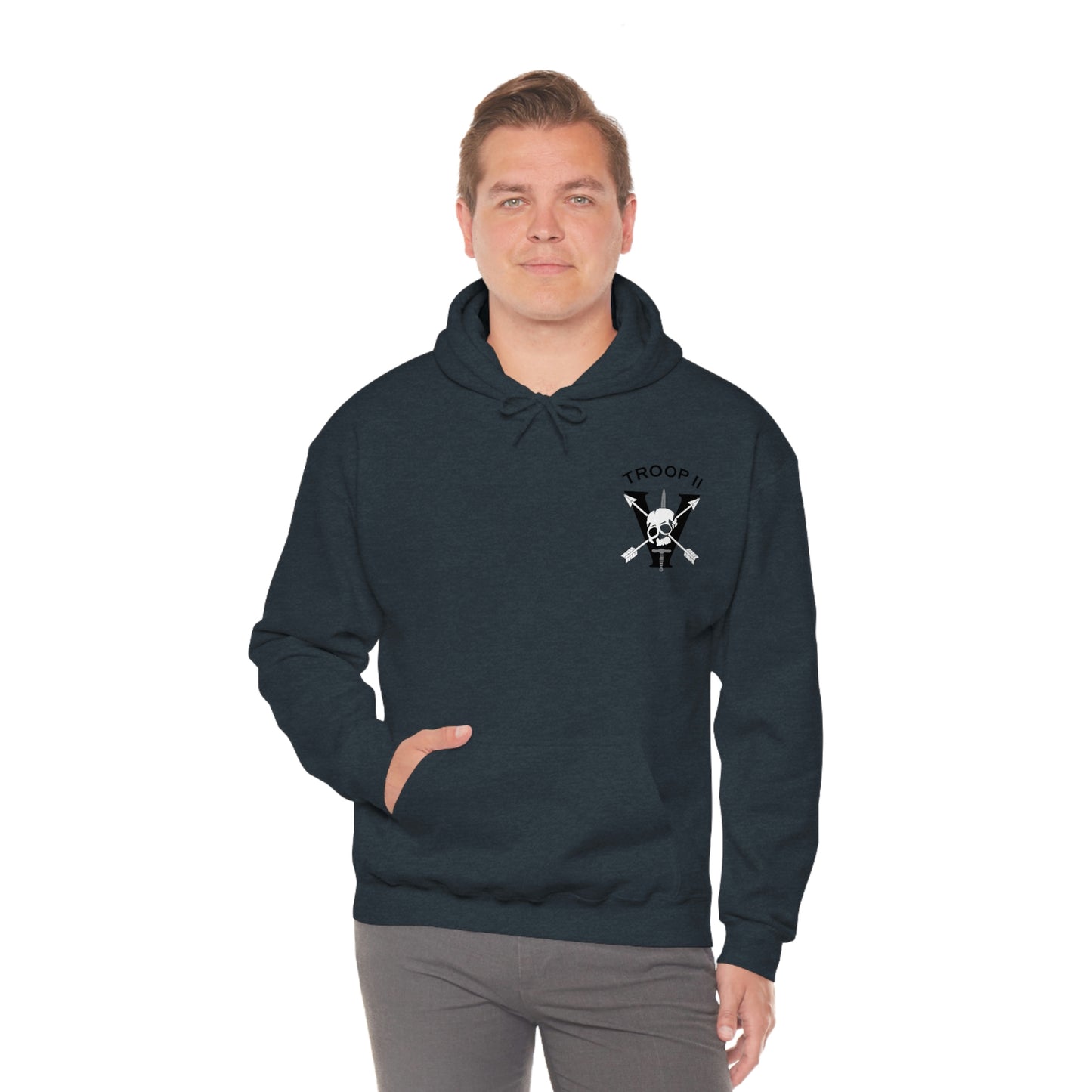 Troop 2 Unisex Heavy Blend™ Hooded Sweatshirt