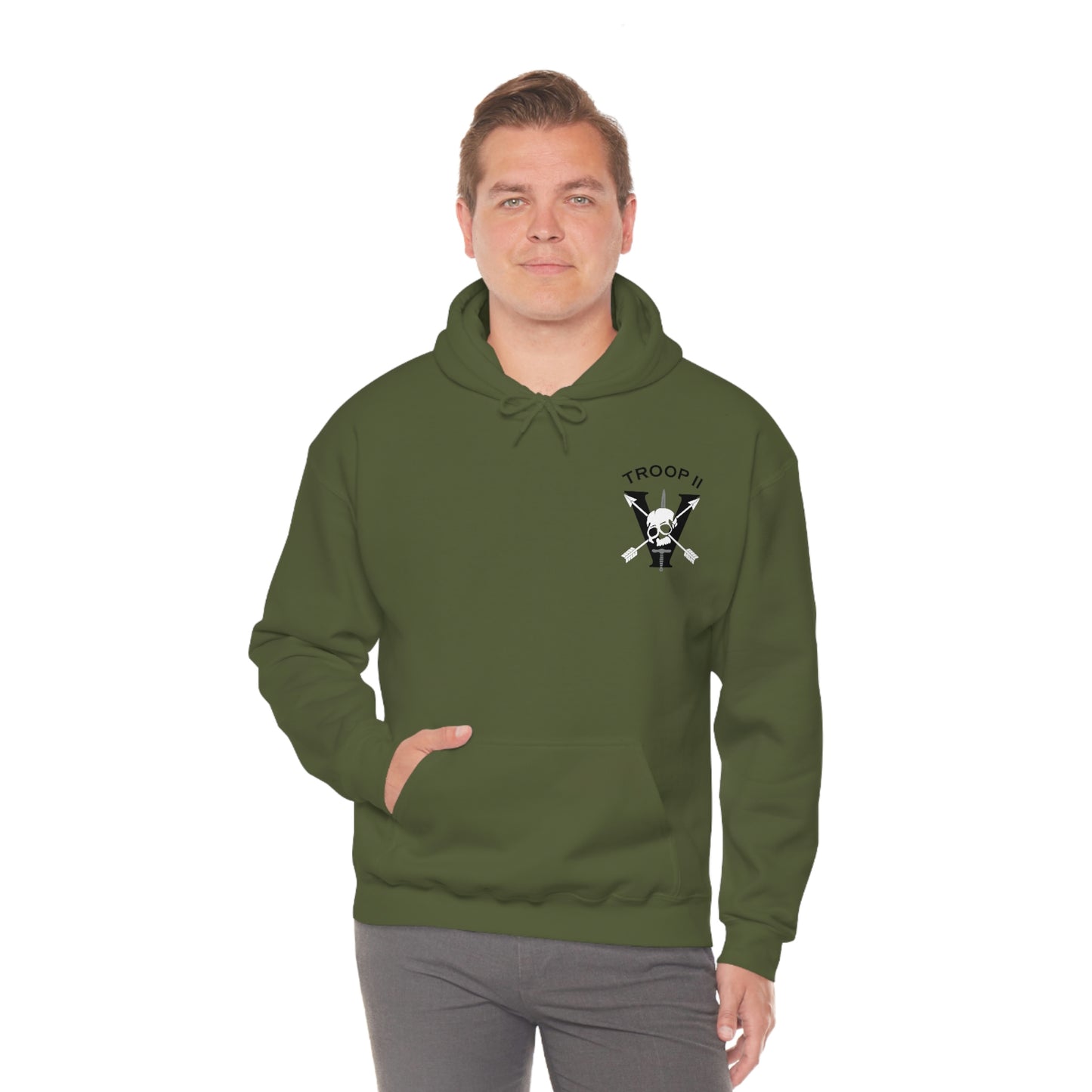Troop 2 Unisex Heavy Blend™ Hooded Sweatshirt