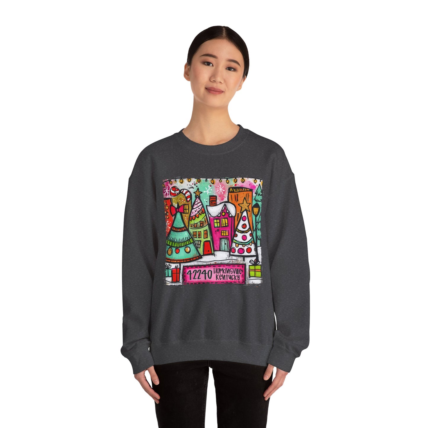 Small Town Christmas Crew Neck Gildan