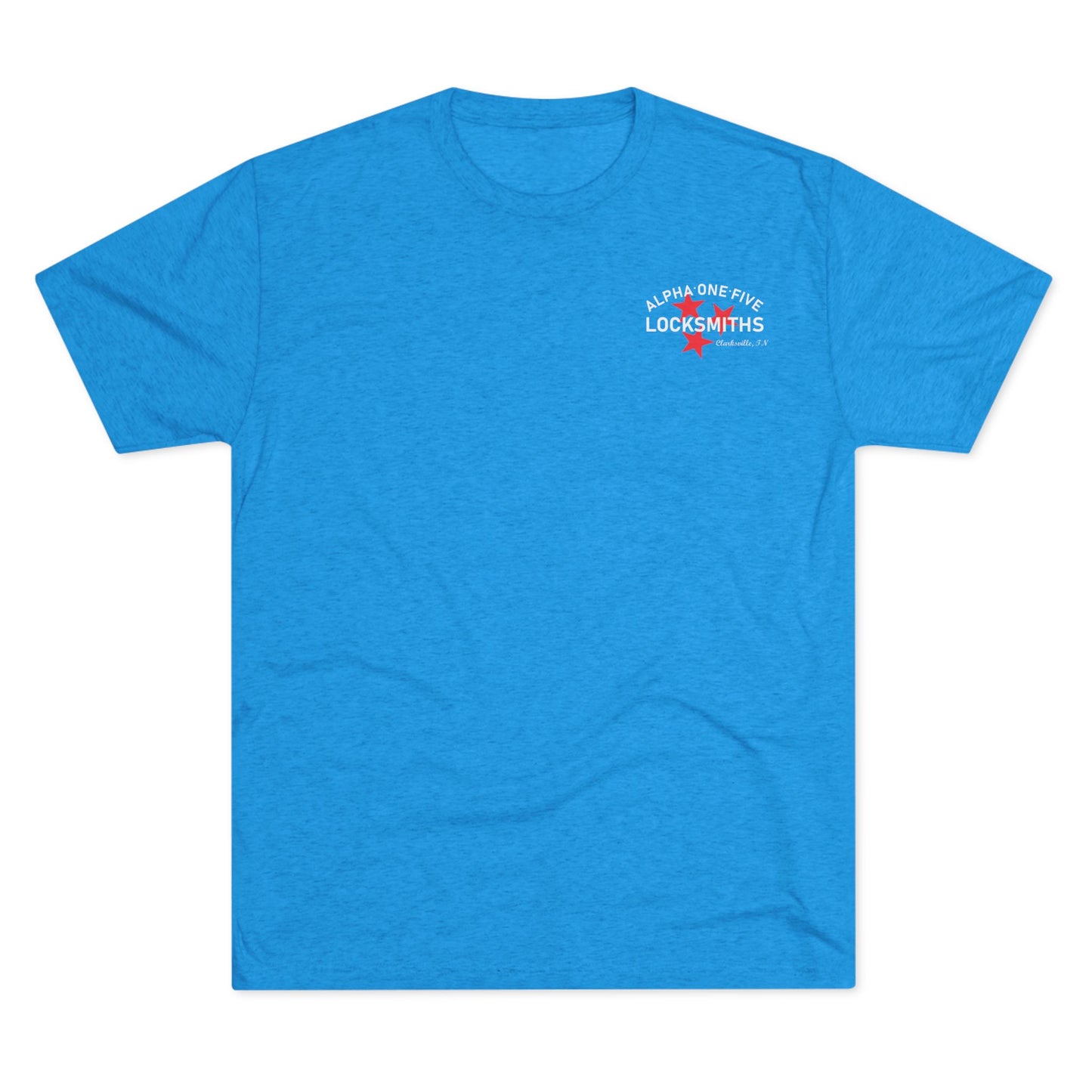 A15 Locksmith Unisex Tri-Blend Crew Tee- White