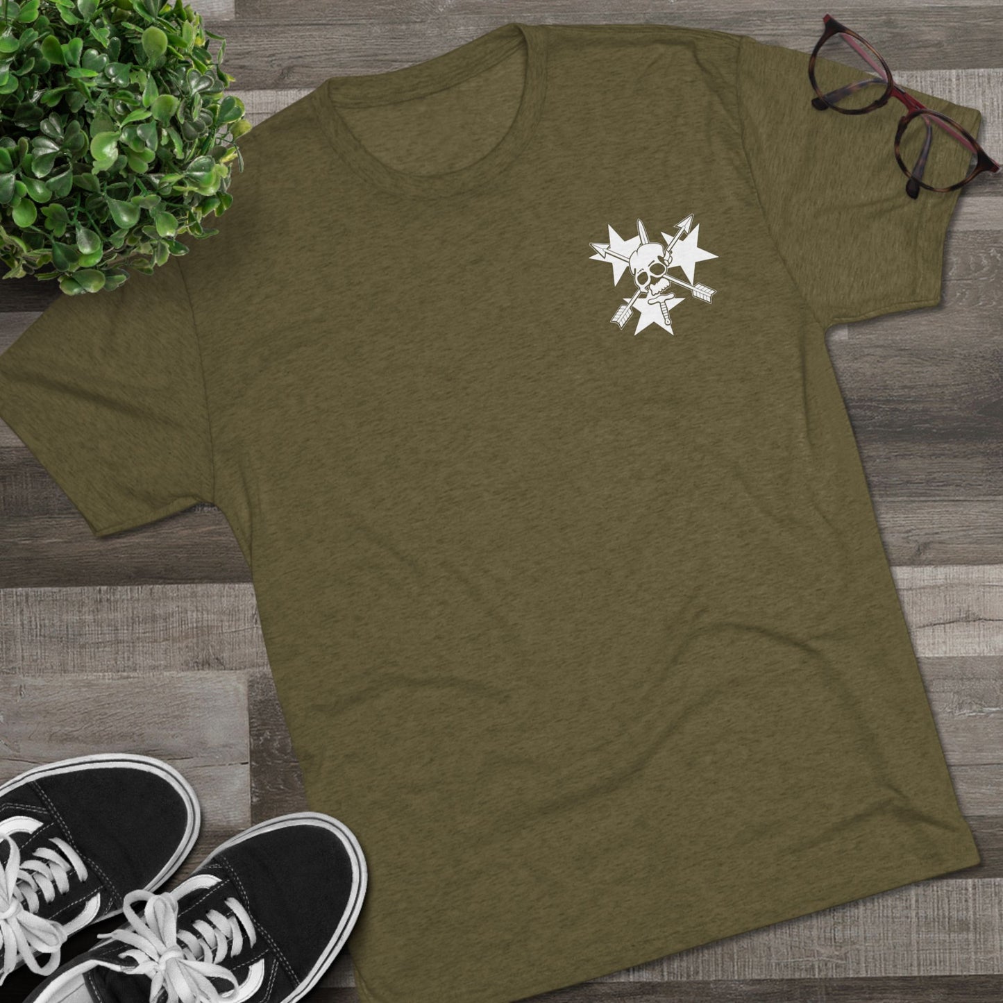 Detention Facility -Unisex Tri-Blend Crew Tee Troop 1