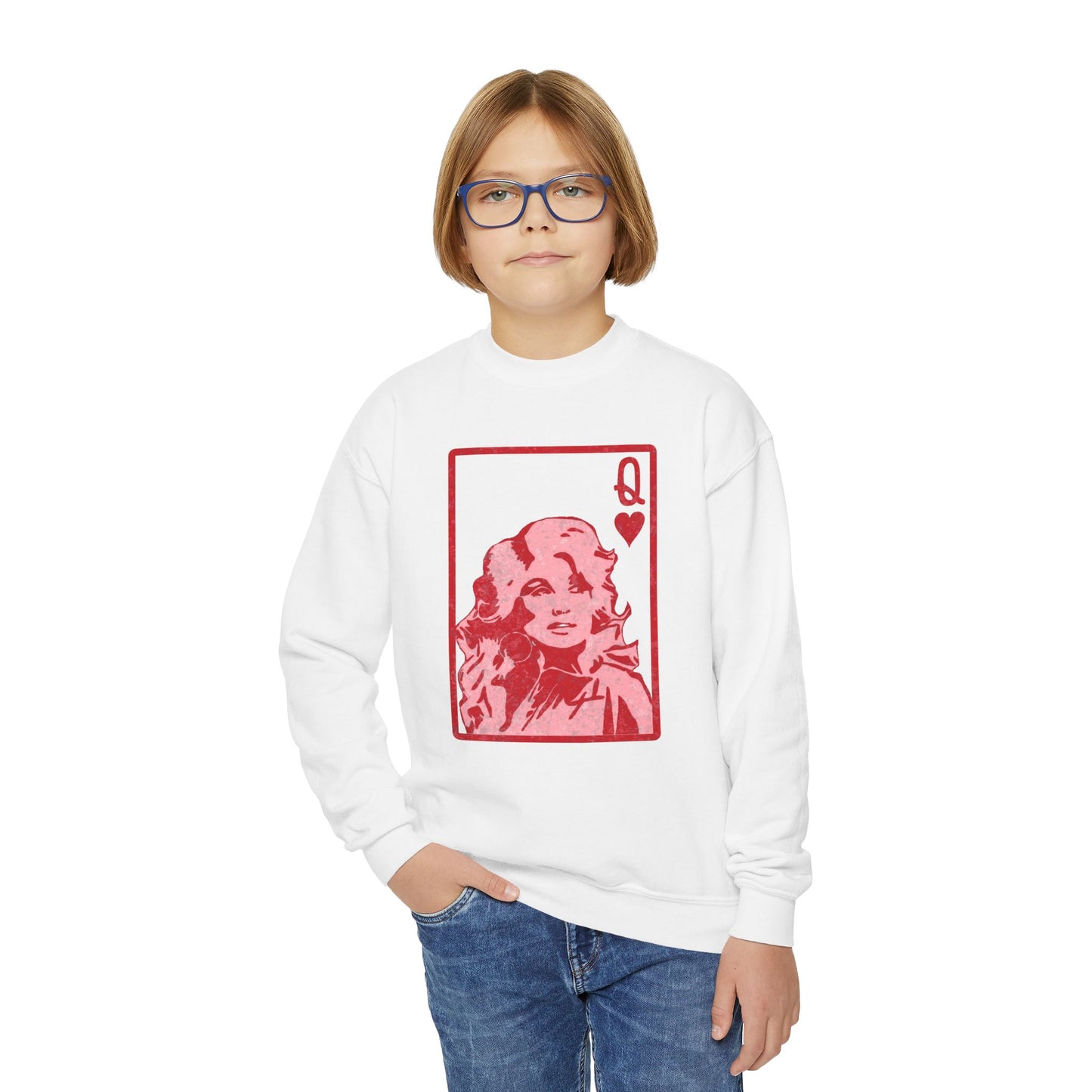 Youth Crewneck Sweatshirt- Dolly