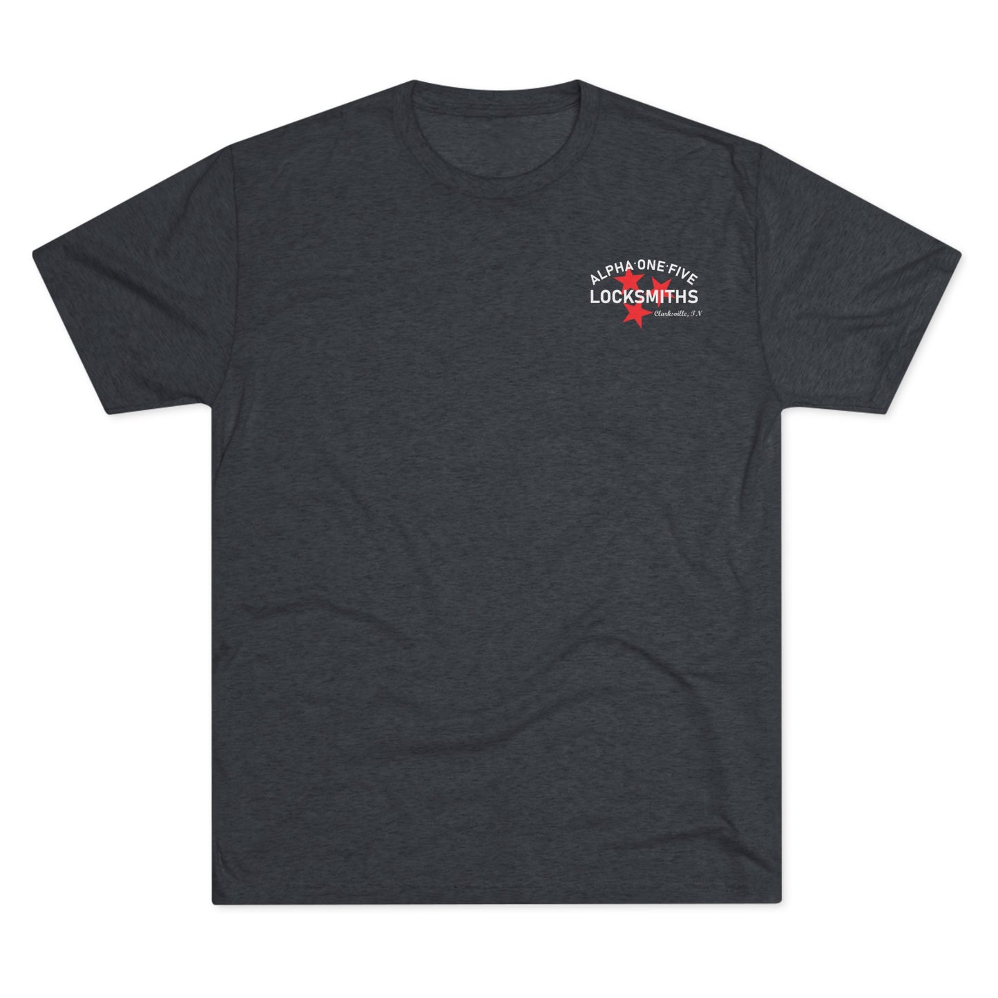 A15 Locksmith Unisex Tri-Blend Crew Tee- White