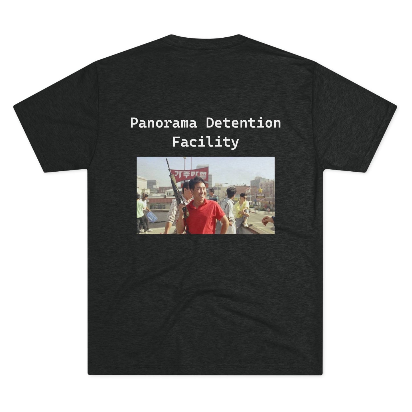 Detention Facility -Unisex Tri-Blend Crew Tee Troop 1