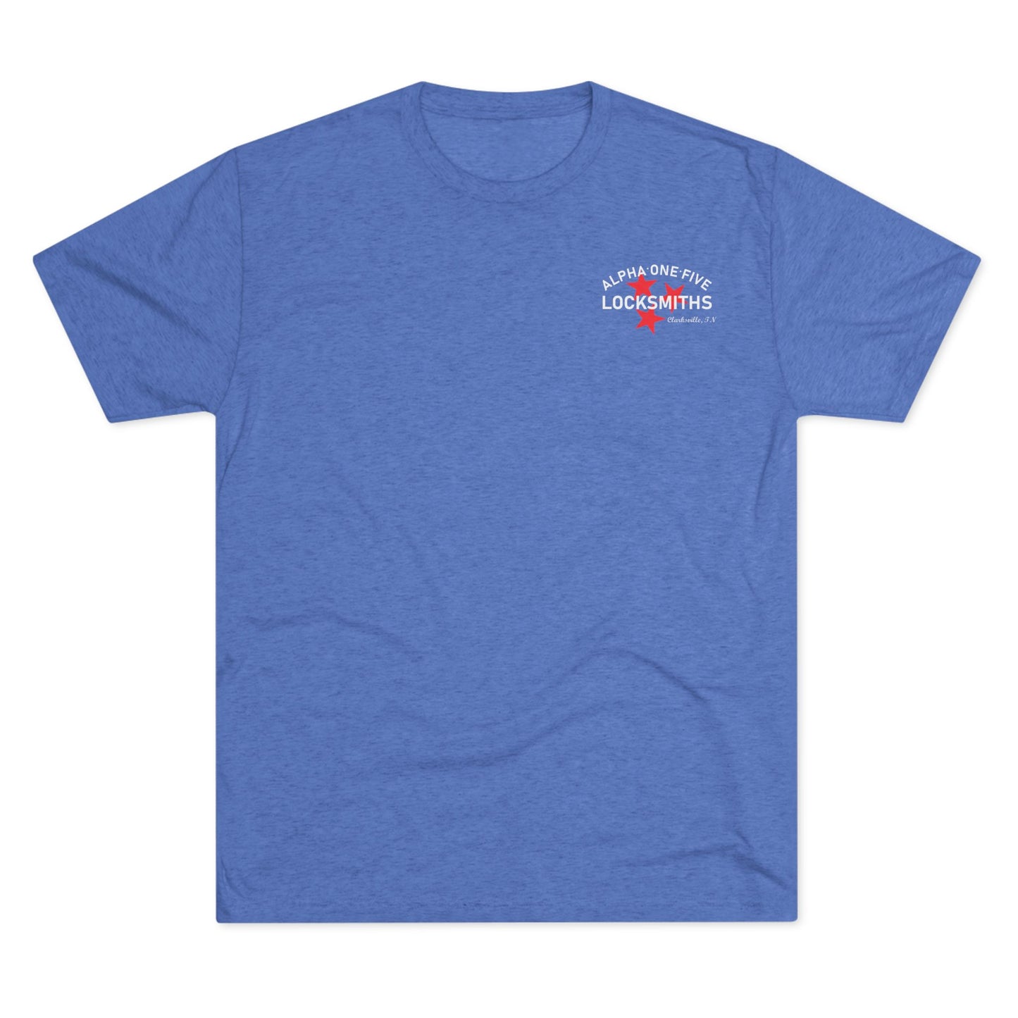 A15 Locksmith Unisex Tri-Blend Crew Tee- White