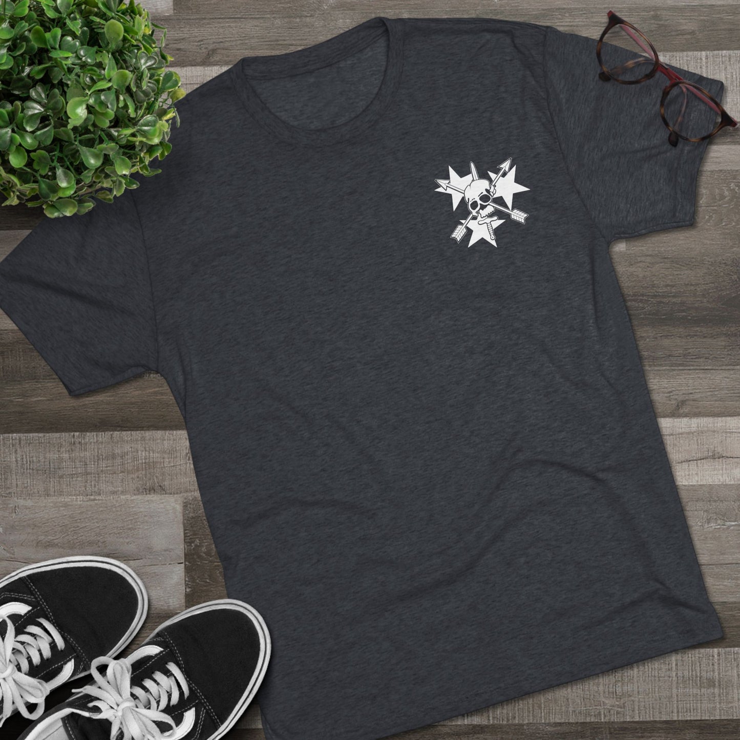 Detention Facility -Unisex Tri-Blend Crew Tee Troop 1