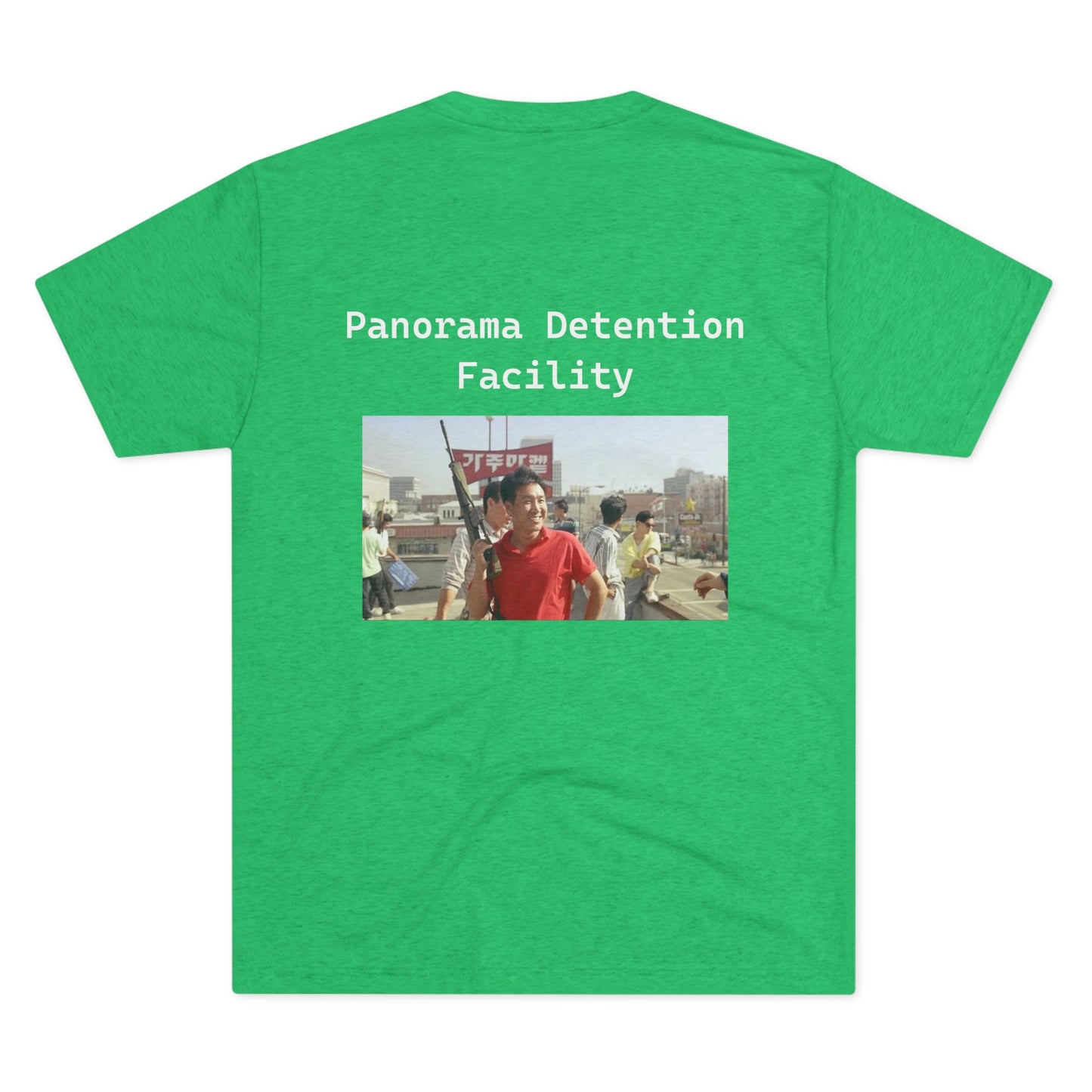 Detention Facility -Unisex Tri-Blend Crew Tee Troop 1