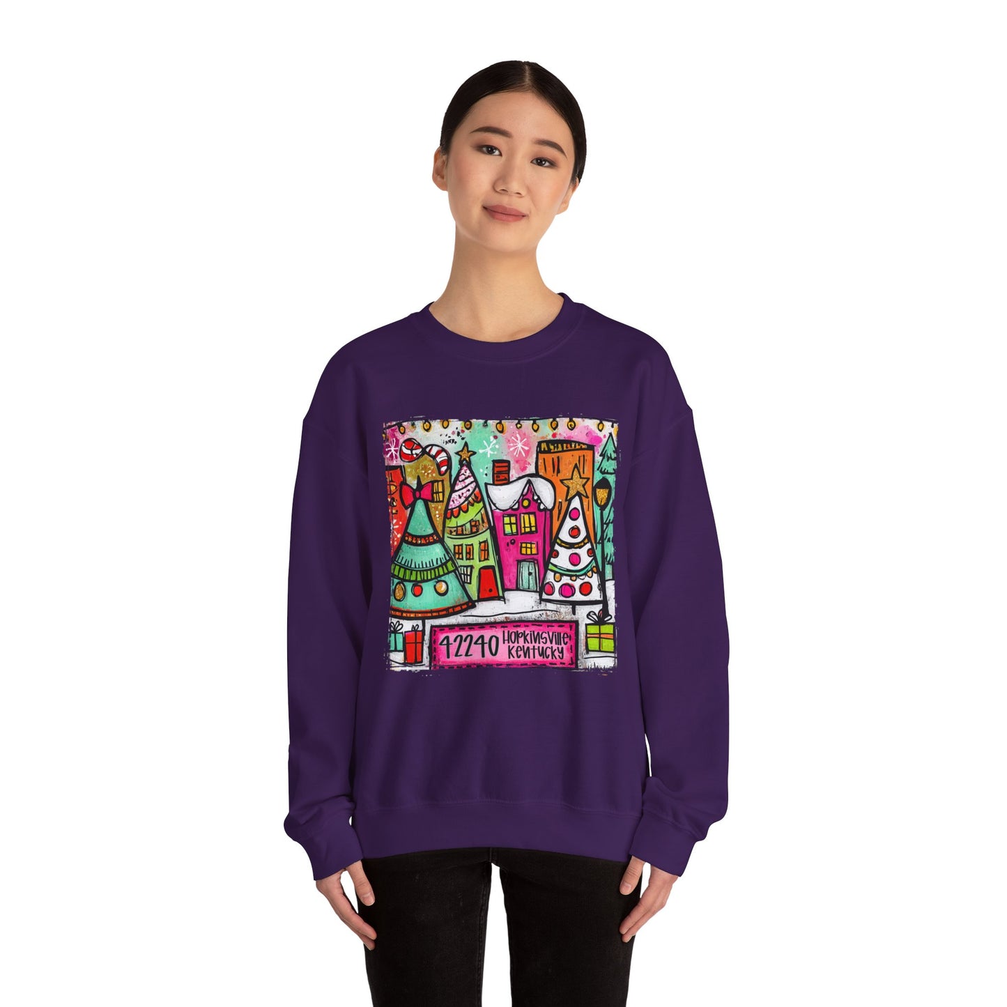 Small Town Christmas Crew Neck Gildan