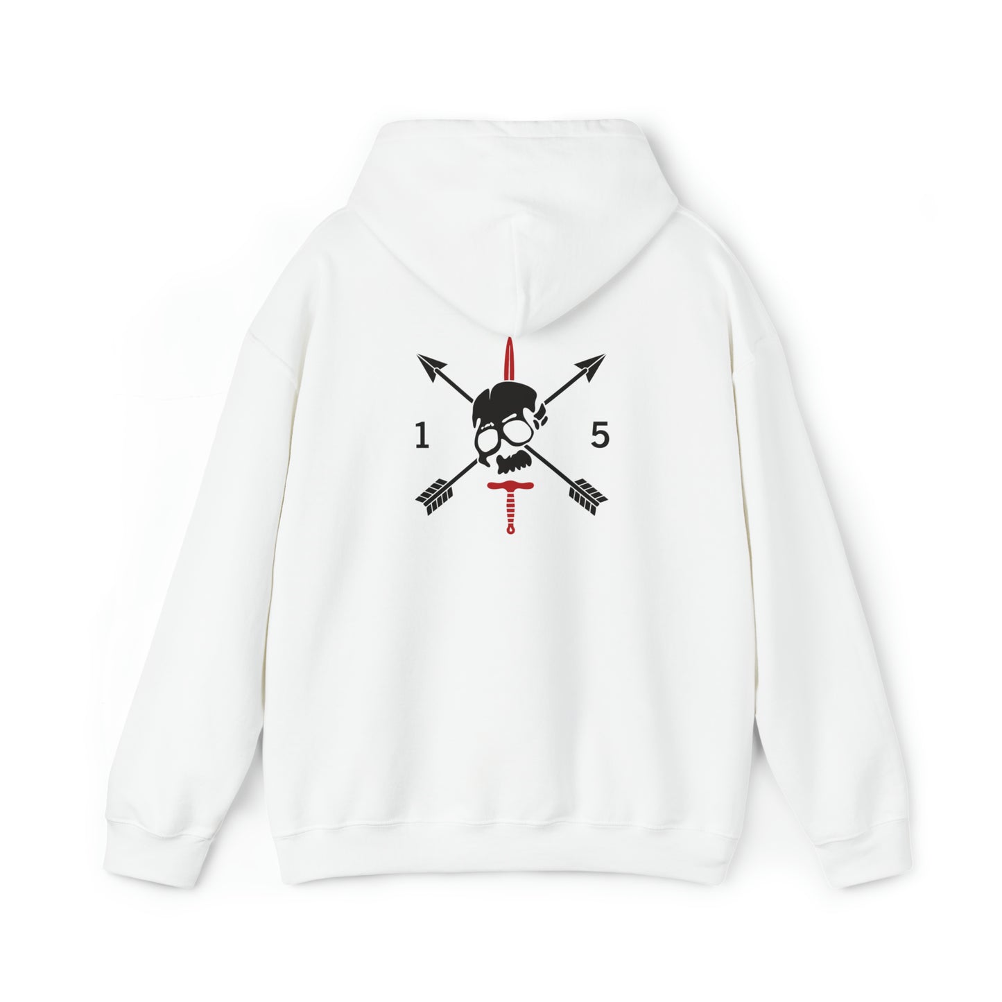 Black Logo- Front/Back Unisex Heavy Blend™ Hooded Sweatshirt