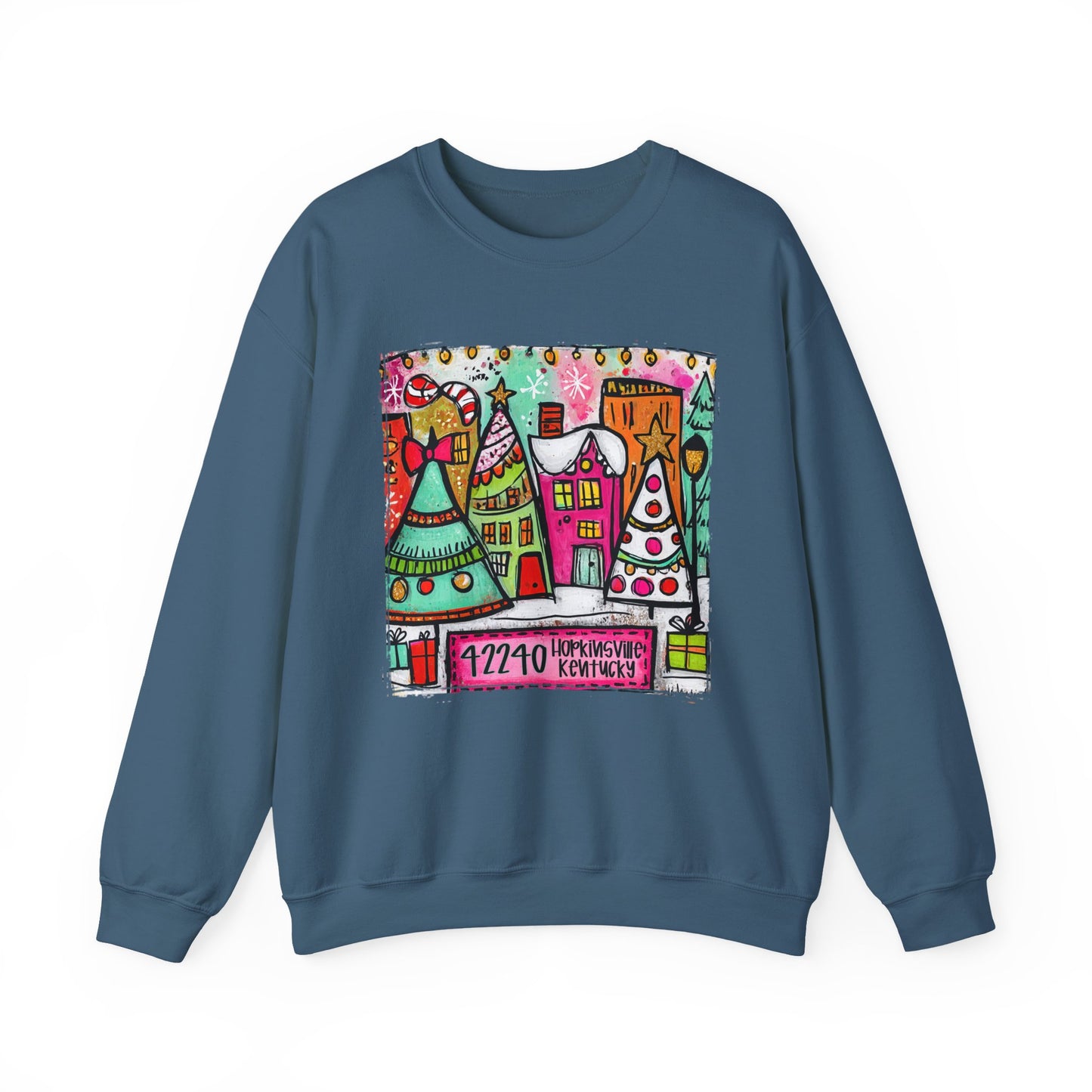 Small Town Christmas Crew Neck Gildan