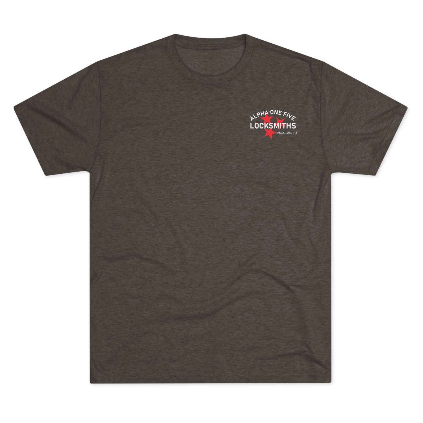 A15 Locksmith Unisex Tri-Blend Crew Tee- White