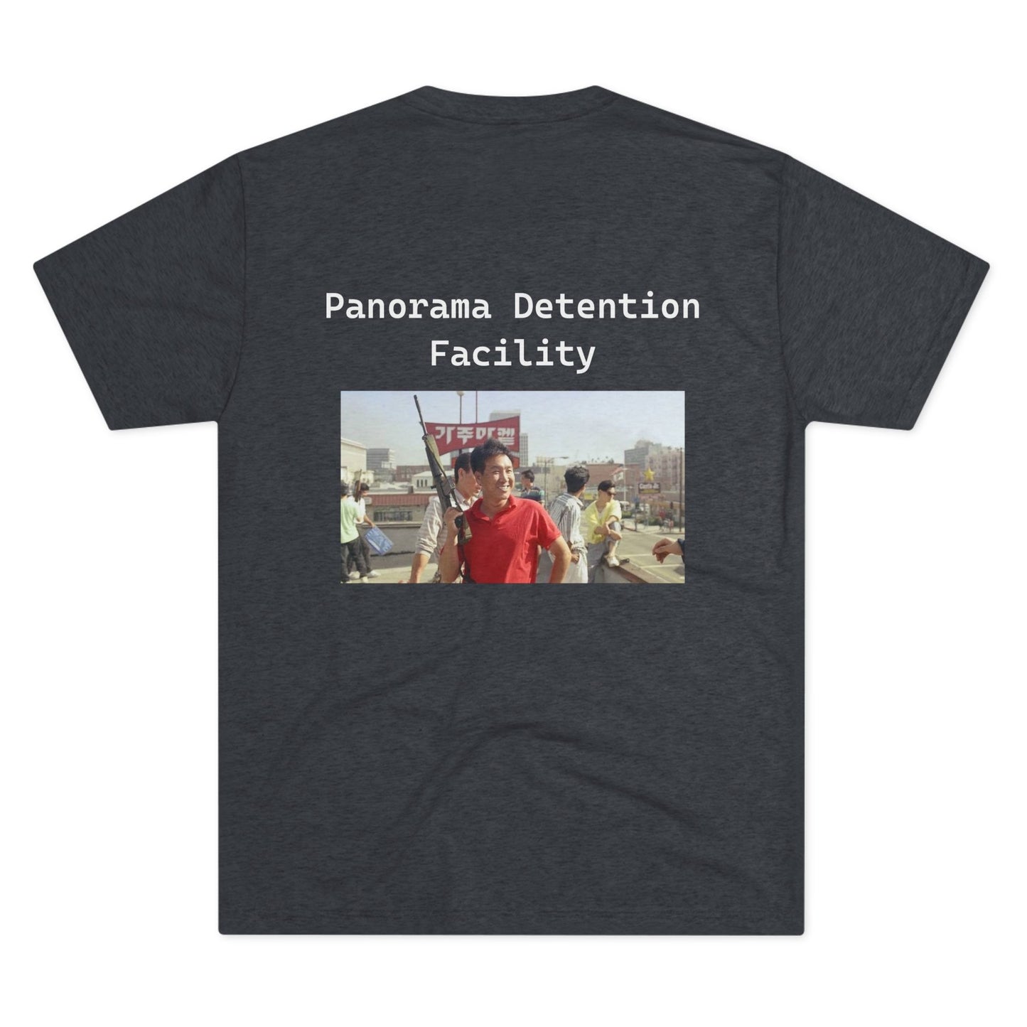 Detention Facility -Unisex Tri-Blend Crew Tee Troop 1