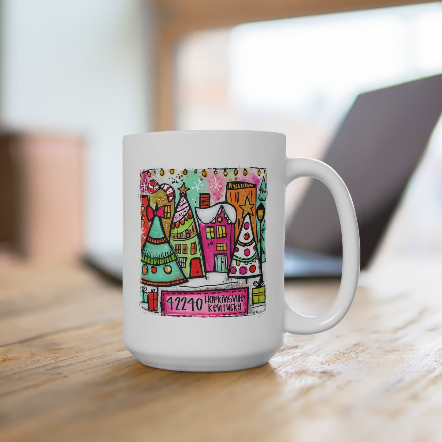 Mug 15oz Hopkinsville Christmas