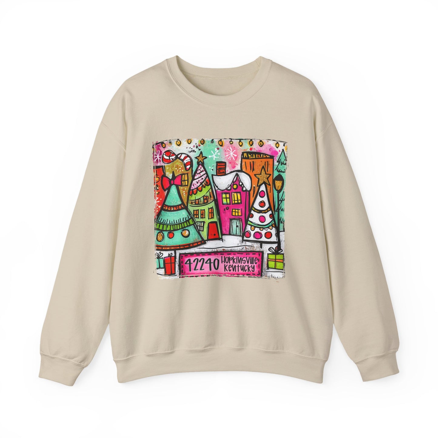 Small Town Christmas Crew Neck Gildan